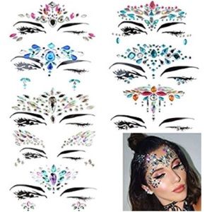 (F) Adhesive Facial Jewels